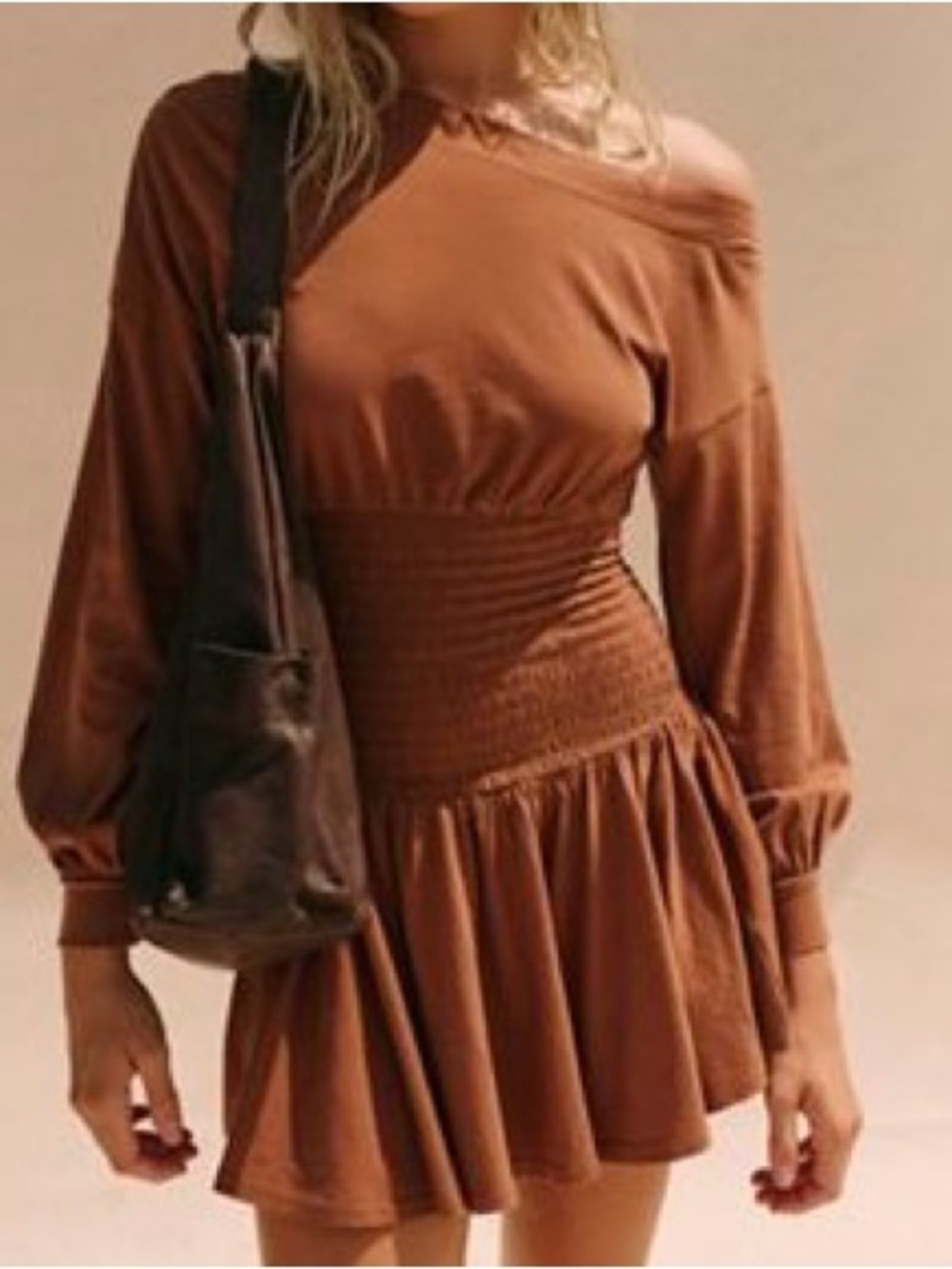 Free People free-est Scorching Hot Long Sleeve Mini Dress